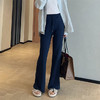 显瘦神裤lu家针织高腰芭比裤松紧腰宽松微喇裤女2025春新款！ 商品缩略图1