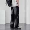 【DYF】大依优型大码直筒牛仔裤水洗渐变宽松大码男美式胖子裤子 商品缩略图3