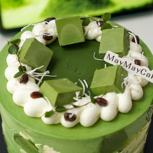 「五十铃」抹打红豆米布丁（抹茶胚）【5025】 商品图1