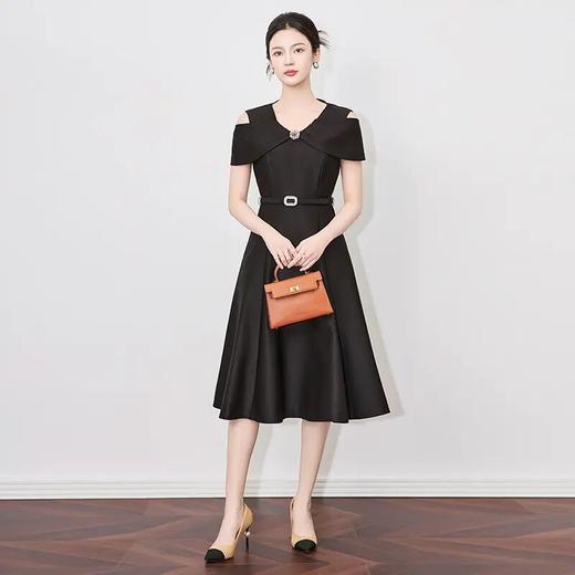 【高货wl】全新升级【铂金会员339/天猫459/差价120】(90919) 洛诗琳法式轻熟连衣裙正式场合礼服设计感连衣裙女春新款 商品图3