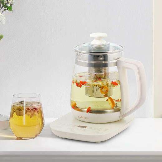 【多样屋专柜】联创养生壶精煮柔炖煮茶壶玻璃加厚茶壶1.8L 商品图2
