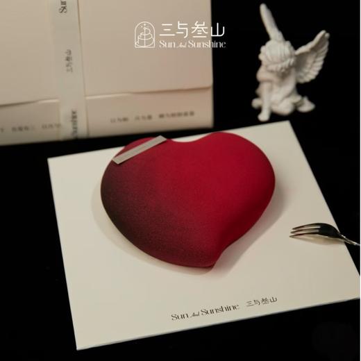 【三与叁山】慕斯蛋糕-玫瑰之心 5.5英寸 商品图2