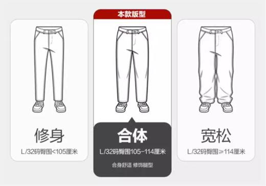 佐丹奴男装25年新款易打理防皱标准版型休闲裤01115020 商品图2