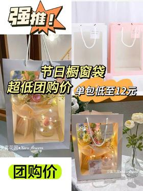 【活动款】长方形橱窗手提袋（10个/包）25*15*35cm