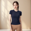 跃牌【美西西系列】lulu Swiftly Tech夏瑜伽服紧身女修身短袖速干恤运动健身上衣DX-218 商品缩略图4