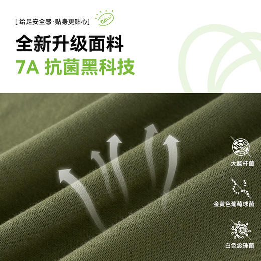 【7A抗菌纯棉】棉花堂2025年新款撞色运动插肩长袖T恤F251019 商品图2