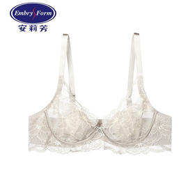 【3F】【列维斯蕾丝 兔耳朵】安莉芳薄款单层围大胸文胸女内衣EB00370