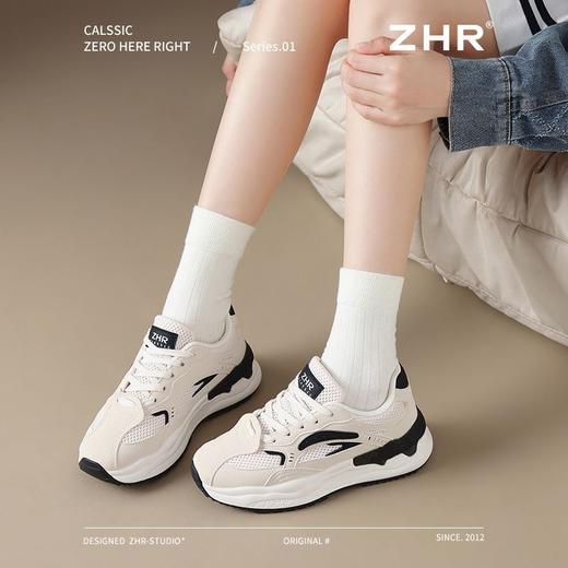 ZHR则则复古阿甘鞋2025新款时尚百搭板鞋软底运动德训休闲鞋女鞋 商品图9