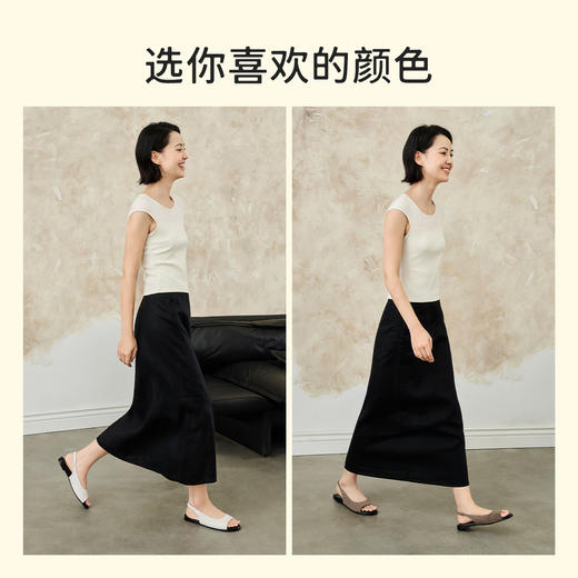 7or9沙发系凉鞋榛果派/奶油派1cm 商品图4