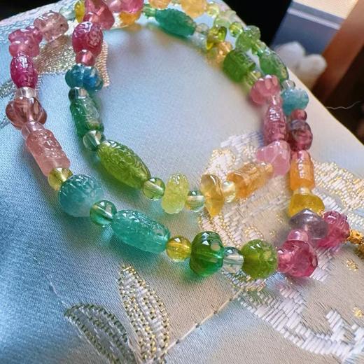 7mm-8mm多圈多宝碧玺手链 商品图1