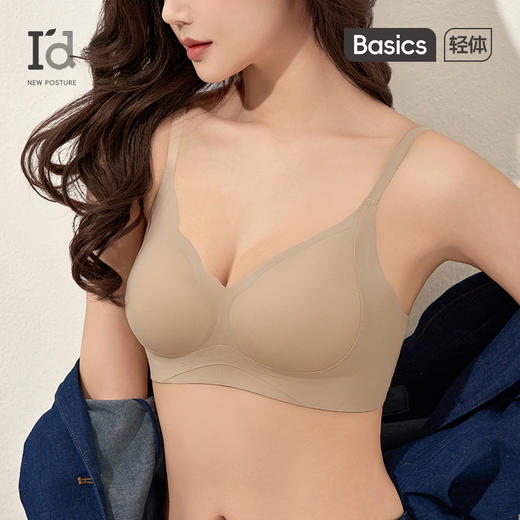 爱帝女士果冻胶防滑无痕内衣小胸聚拢提胸防下垂运动胸罩 商品图4