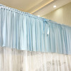 自然醒蚊帐家用卧室宫廷落地蚊帐三开门不锈钢四立柱防蚊防尘遮光顶家用清新2505HH 商品缩略图7