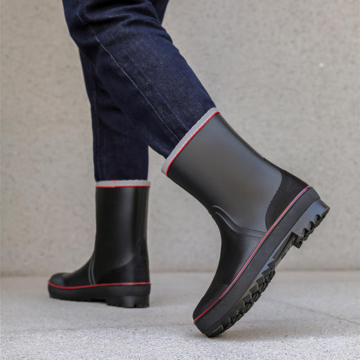 四季款雨鞋无包头不防砸不防刺PVC大底防水舒适 商品图7