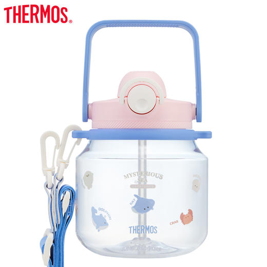 膳魔师  tritan 吸管杯1200ml 海洋总动员系列 商品图0