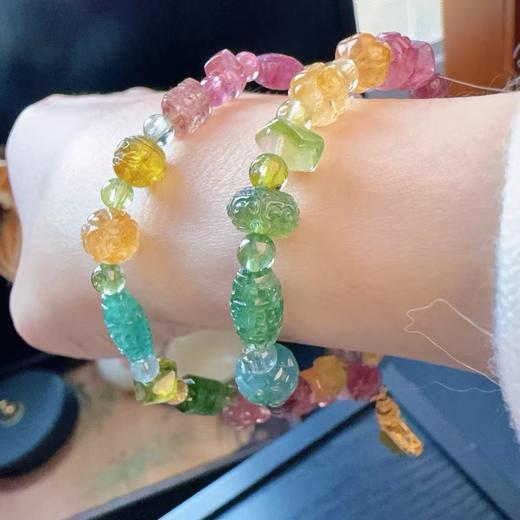 7mm-8mm多圈多宝碧玺手链 商品图3