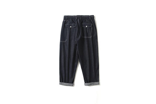 贝纳川时尚微阔设计独特锥型牛仔裤ECP230003776 商品图2