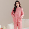 【纯棉细格四层纱睡衣】全棉四层纱家居服纯色多层纱睡衣男女情侣居家服套装 商品缩略图2