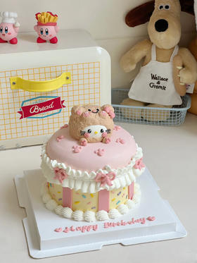 黄油小熊Kitty蛋糕（E款）