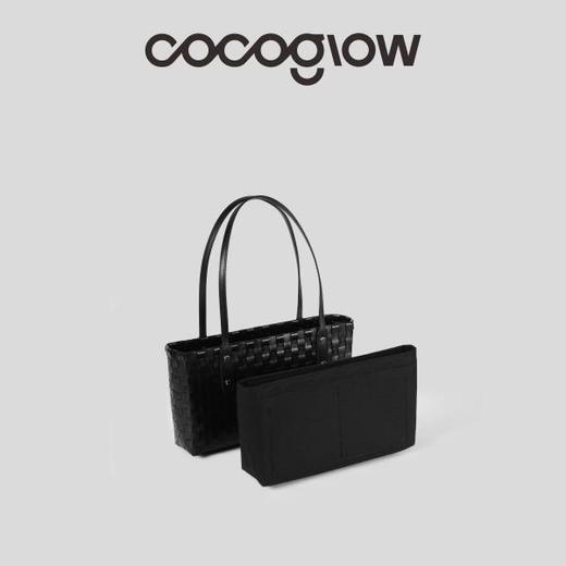 黑金波士顿大号腋下包手工编织手提包秋冬女包 商品图5