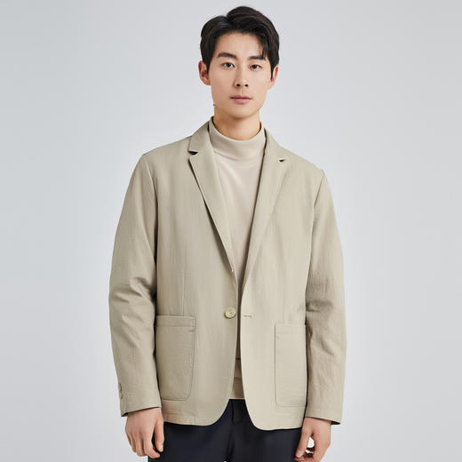 圣得西小西服男士外套2025春秋新款轻熟风韩版潮流商务休闲上衣 商品图4