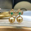 13mm-14mm金珠耳坠 商品缩略图0