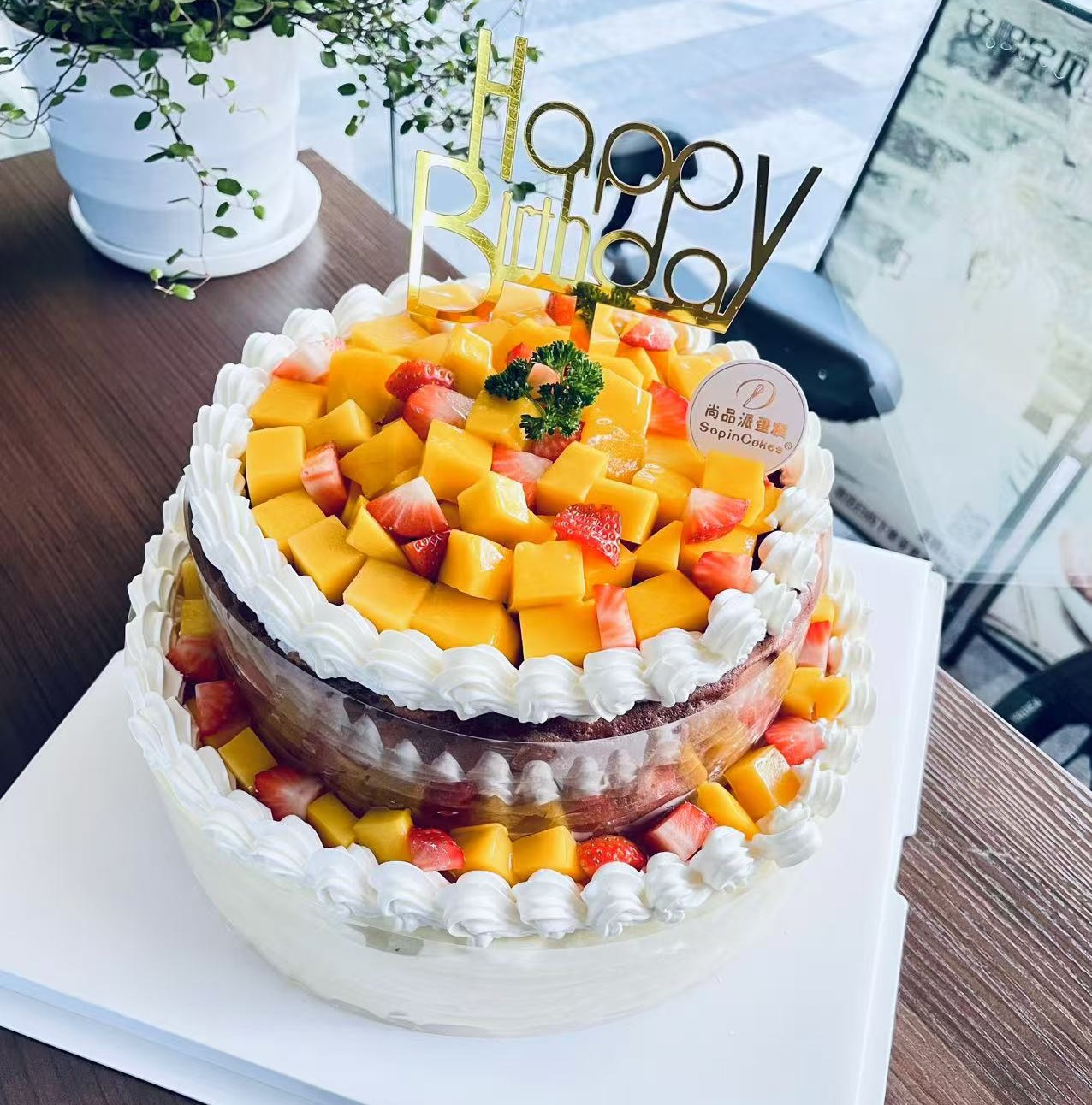 榴莲/芒果+巧克力双层千层【惠州】