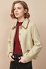 OUNIXUE/欧昵雪 复古短款织带拼接翻领呢外套 15312 商品缩略图3