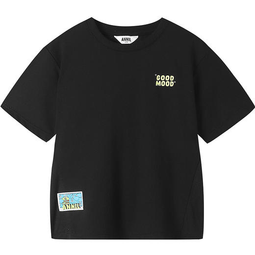 男童圆领SORONA短袖针织衫夏季新款安奈儿童装EB521154 商品图8