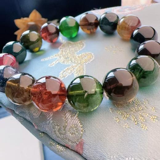 13mm单圈老矿碧玺手串 商品图2