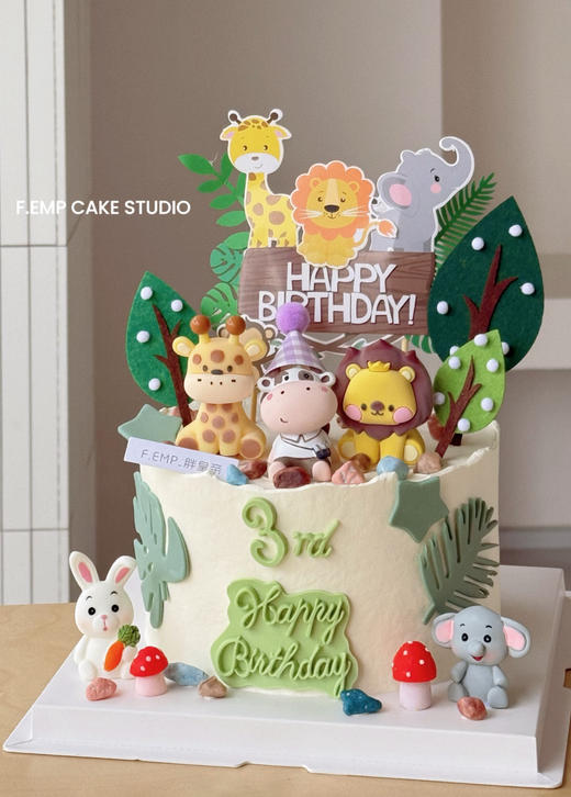 森林小动物蛋糕 商品图0