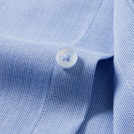 【弹力好穿】罗蒙春秋款男士纯色长袖衬衫多色可选经典翻领休闲通勤舒适百搭男衬衣 商品图10