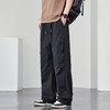 【DYF】大依优型大码男装直筒休闲裤运动男士胖子潮流长裤双线格宽松休闲风 商品缩略图1