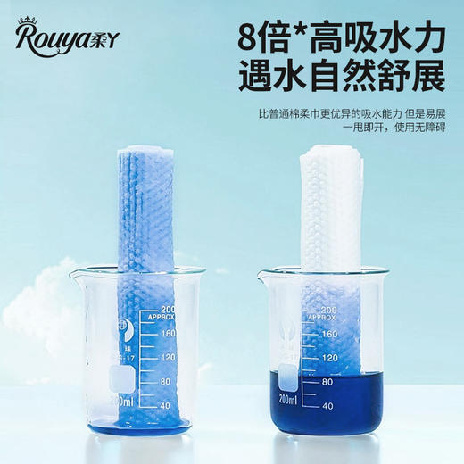 柔丫一次性洗脸巾666g/提 干湿两用加大加厚 悬挂式绵柔巾挂壁式抽取 商品图8