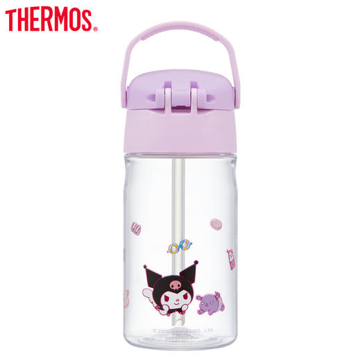 膳魔师 三丽鸥 tritan 吸管杯420ml  库洛米紫色 商品图2