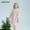 mettekids儿童裙子2025春季纯棉女童小娃娃领春日清新碎花连衣裙 商品缩略图0