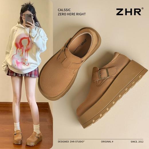 ZHR则则厚底增高勃肯鞋女2025春季新款百搭ins轻便休闲女鞋博肯鞋 商品图5