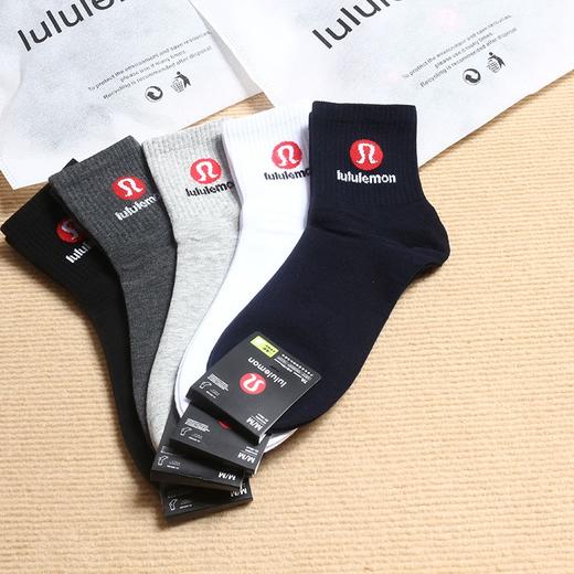 露露lulu袜一包5双装 lululemo*n男女款袜子来咯! 商品图0
