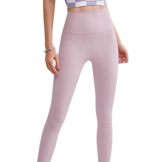 跃牌【美西西系列】lulu裸感紧身裤女高腰提臀薄款健身跑步运动高弹蜜桃臀瑜伽裤CK-293 商品图4