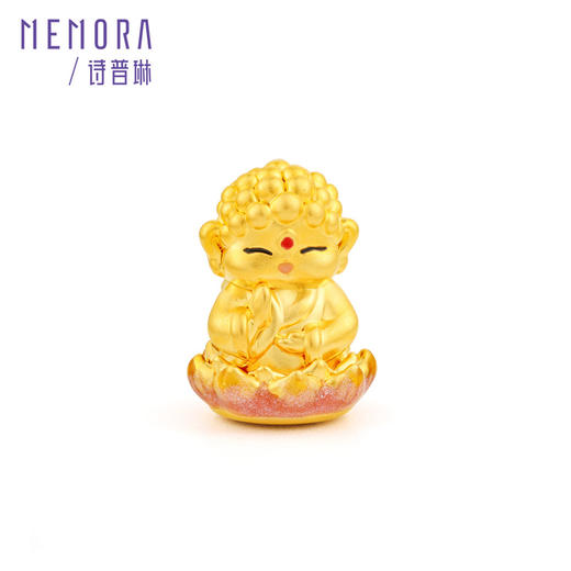 【福利拼团】小神仙转运珠 黄金足金观音如来月老财神钟馗转运珠MEMORA诗普琳HPE27201（线上专供） 商品图9