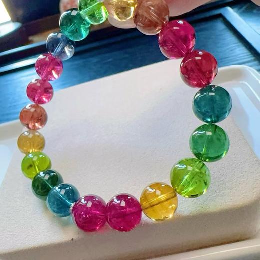 9mm-10mm单圈彩虹碧玺手串 商品图3