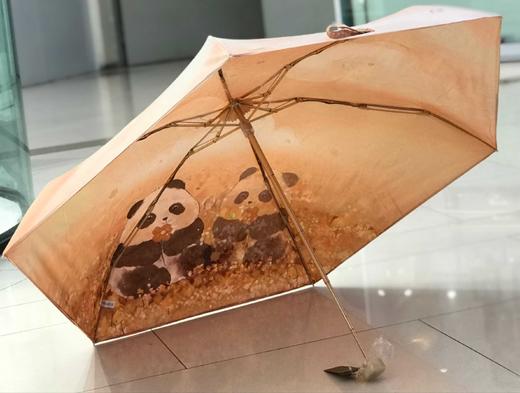 优品堂『墨升』五折超轻双层双面花肤感软糯面料同色系骨架 商品图5