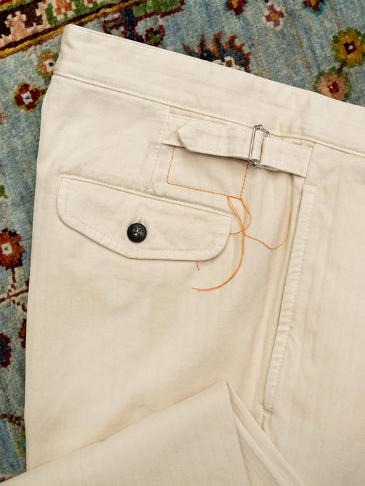 Fortela Officer Pants 米色人字纹 商品图2