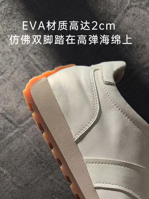 2485时尚休闲运动鞋女百搭平底运动德训鞋棕色轻便复古跑鞋RJ009 商品图9