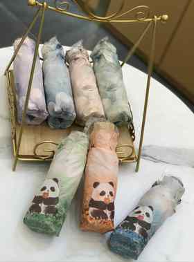 优品堂『墨升』五折超轻双层双面花肤感软糯面料同色系骨架