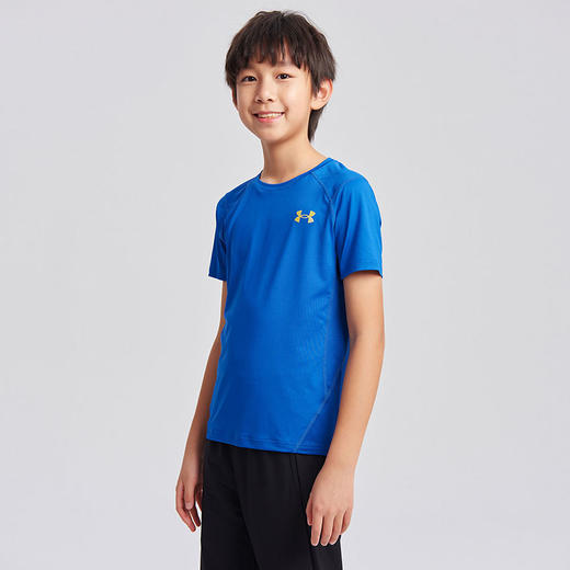 【12月-特惠福利】Under Armour安德玛男童新款【速干】圆领短袖T恤243120537超低折扣 商品图2