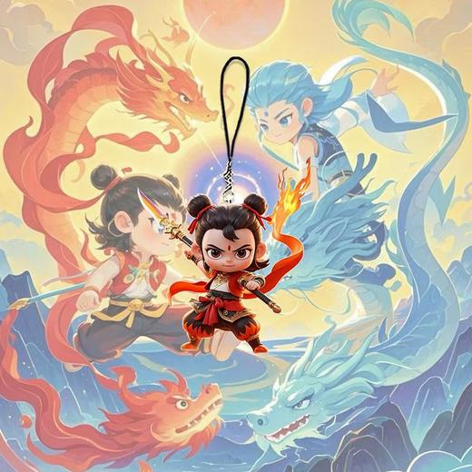 【哪吒2魔童闹海周边！装饰书包挂件】可爱搞笑电影装饰书包挂件亚克力钥匙扣小礼物。ry 商品图3