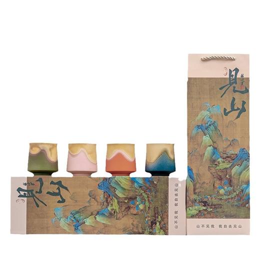 文创千里江山主人杯礼盒套装陶瓷品茗杯个人单杯公司活动伴手礼品 商品图4