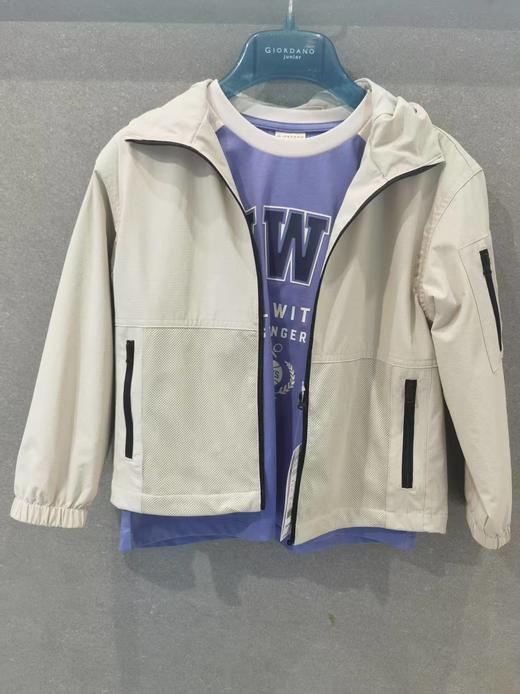 佐丹奴童装25年春日探索系列新款防紫外线弹力梭织风衣外套03075012 商品图6