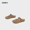 和诚行 2025夏季新款复古勃肯包头拖鞋女休闲外穿平底单鞋1930086 商品缩略图2