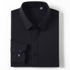 【弹力好穿】罗蒙春秋款男士纯色长袖衬衫多色可选经典翻领休闲通勤舒适百搭男衬衣 商品缩略图4